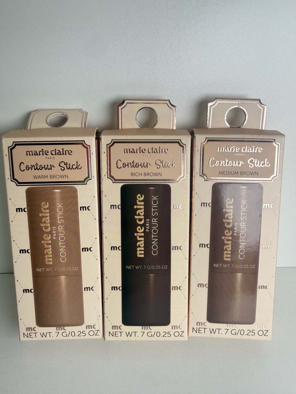 Marie Claire Paris Contour Stick Set of 3 Shades